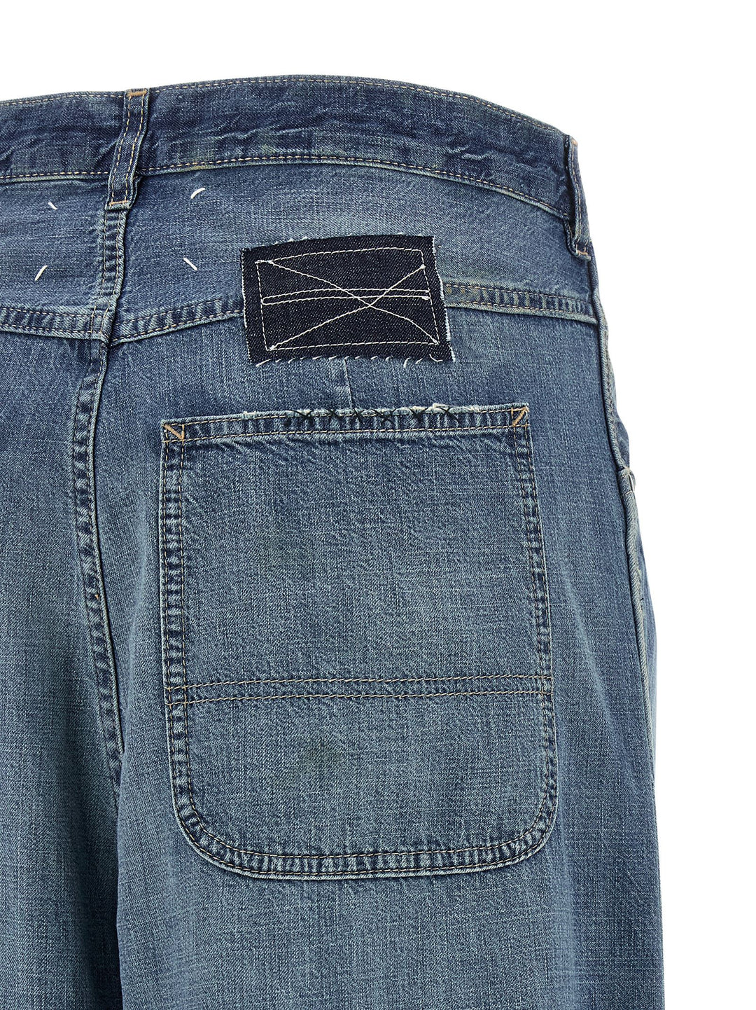 Maison Margiela Four Stitches Jeans - Blue | 6ab091d5abd85b01c790919a61a75c7b49a11dcb