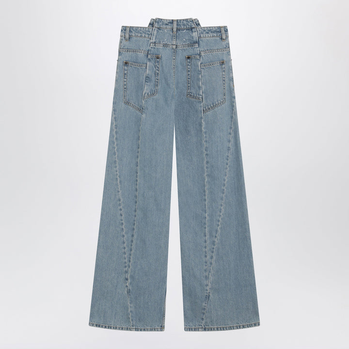 Maison Margiela Pants - Blue | 217c54481b8524553f9541b0fb17ad7792c46145