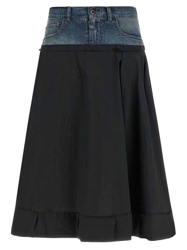 Maison Margiela Denim Insert Skirt Skirts - Multicolor | 1cb2388f7c226038da113d3eae891efbbeb3b0d8