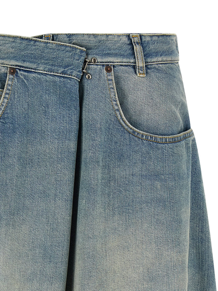 Maison Margiela Wrap Skirt Skirts - Light Blue | 8ba772e67824420d3c999d00df63c955ca6dc817