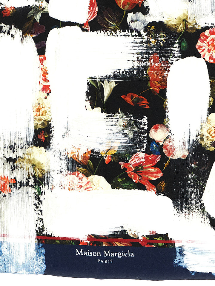 Maison Margiela Silk Scarf Scarves and Foulards - Multicolor | 5287f75ed946088737a5086de69d8d4f3046a20f