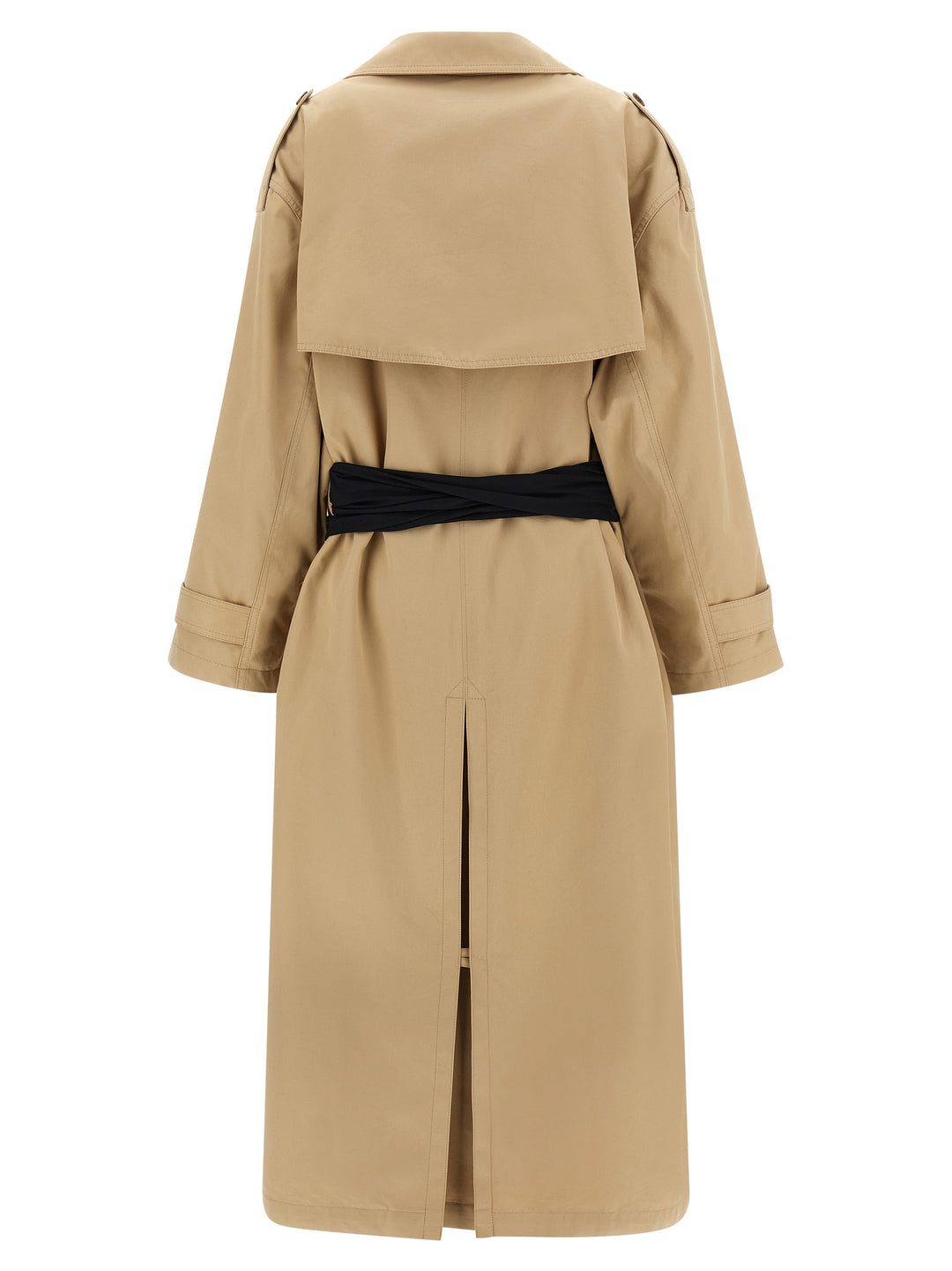 Mm6 Maison Margiela Trench Coat With Gloves Coats and Trench Coats - Beige | 18e6a14bb382ac8d30b0ff0560a2a2d92e098c96