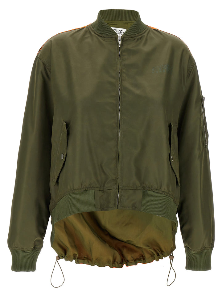 Mm6 Maison Margiela Bomber Jacket Puffer Jackets - Green | 09cc396a6196221cbf6d42abdd45d7f3aee0dbd3