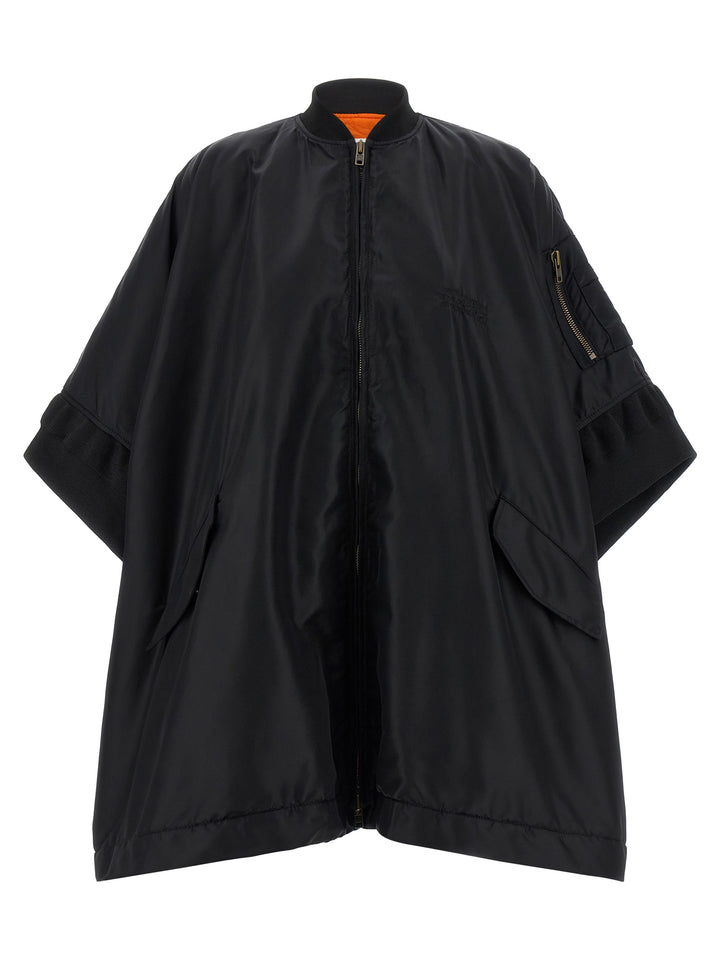 Mm6 Maison Margiela Numeric Signature Mm6 Puffer Jackets - Black | d8b1821071434de70e38b75da710e57951159350