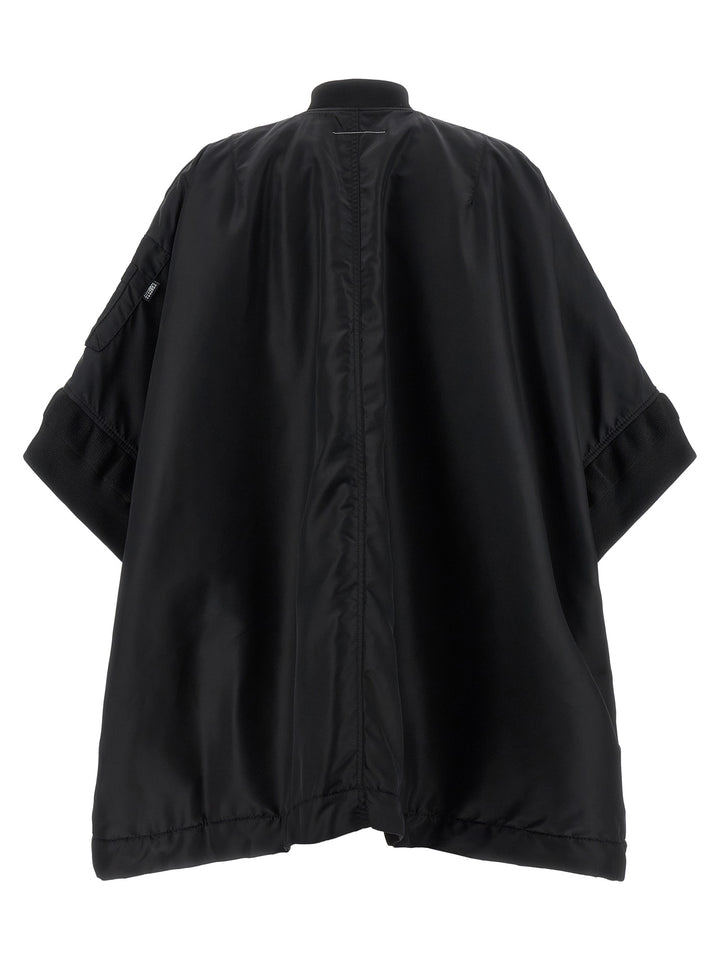 Mm6 Maison Margiela Numeric Signature Mm6 Puffer Jackets - Black | 6f7de6730f46c67d32623b91c4f3299e698a1f41