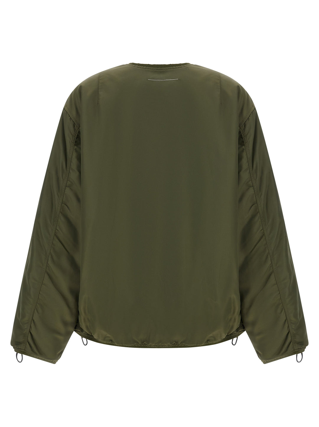 Mm6 Maison Margiela Sculptural Hem Jacket Puffer Jackets - Green | f0453dc3303d7b81f8393c29b73fe0da3308e31b