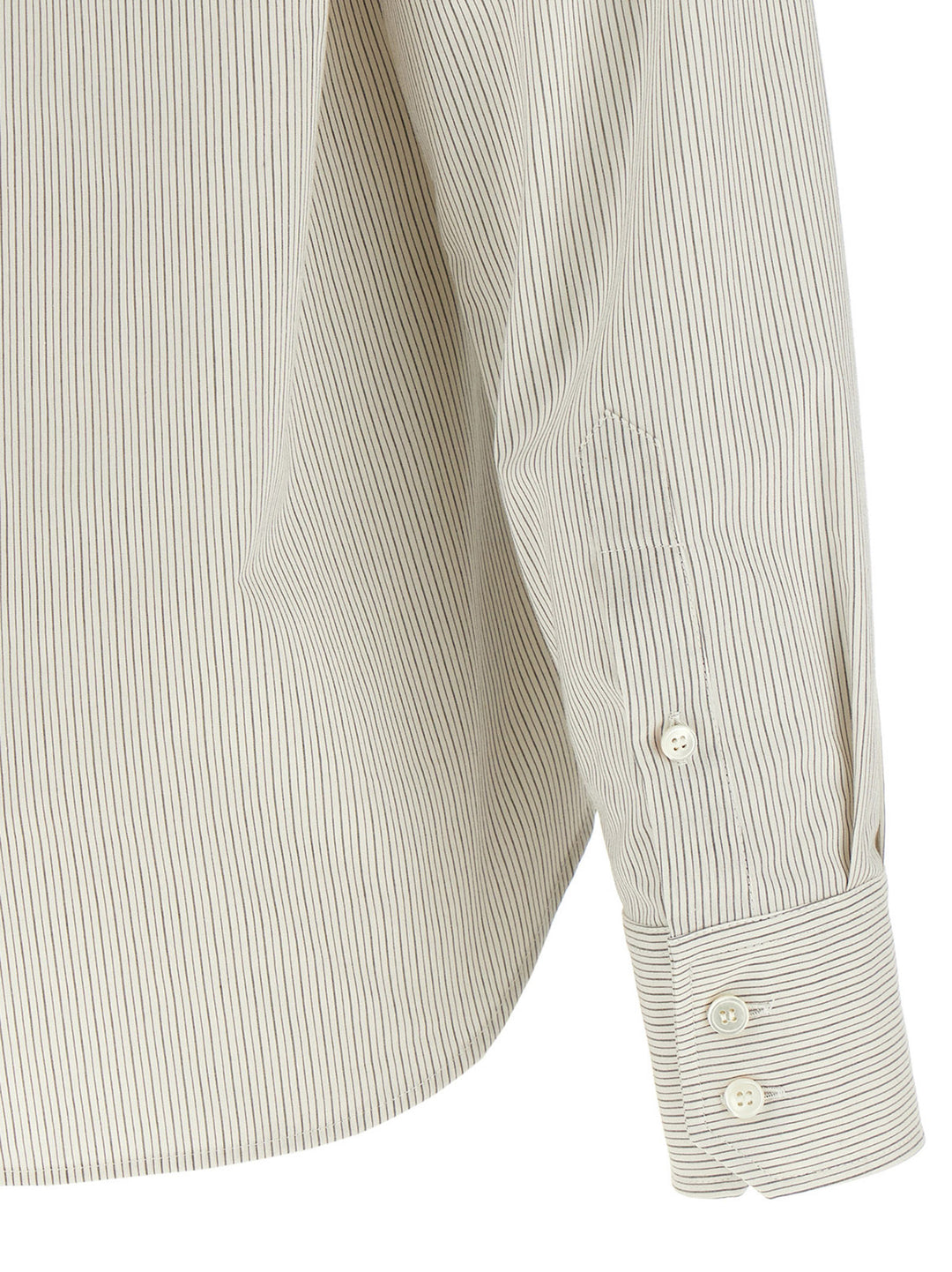 Mm6 Maison Margiela Trompe L'oeil Collar Shirt Shirt and Blouse - Gray | 675c4c4ebca8aeedbea7d75313f7ea89ff2b938f