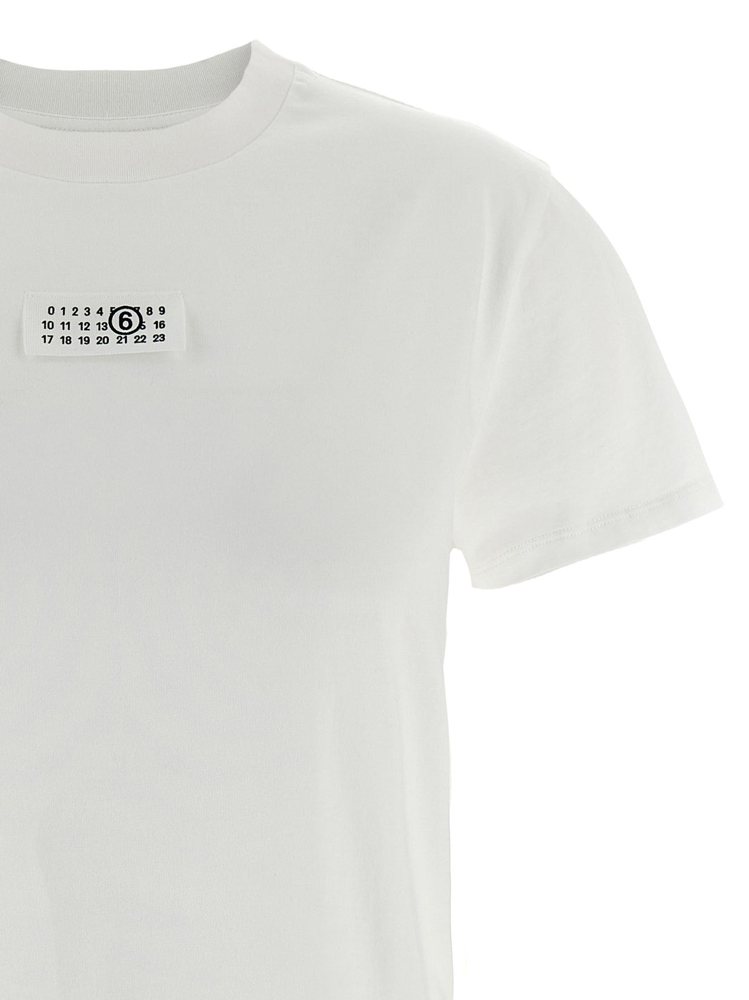 Mm6 Maison Margiela Numeric Signature Mm6 T-shirt - White | b490309adb0a88dbaf35f6d5d596fca9d3113ddd