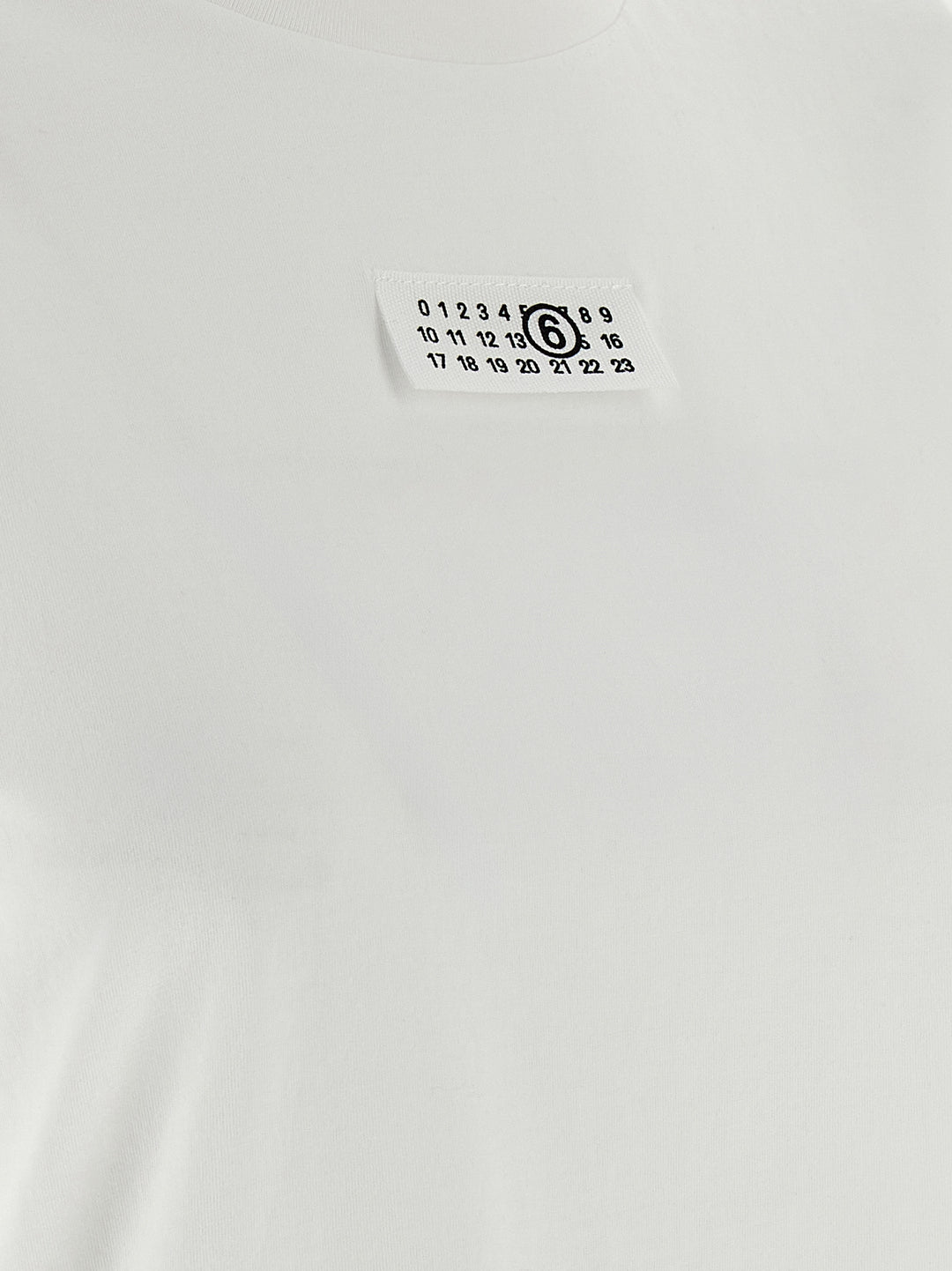 Mm6 Maison Margiela Numeric Signature Mm6 T-shirt - White | 5bff84ae91fa41c9ed3efebbd159077c4c896acd