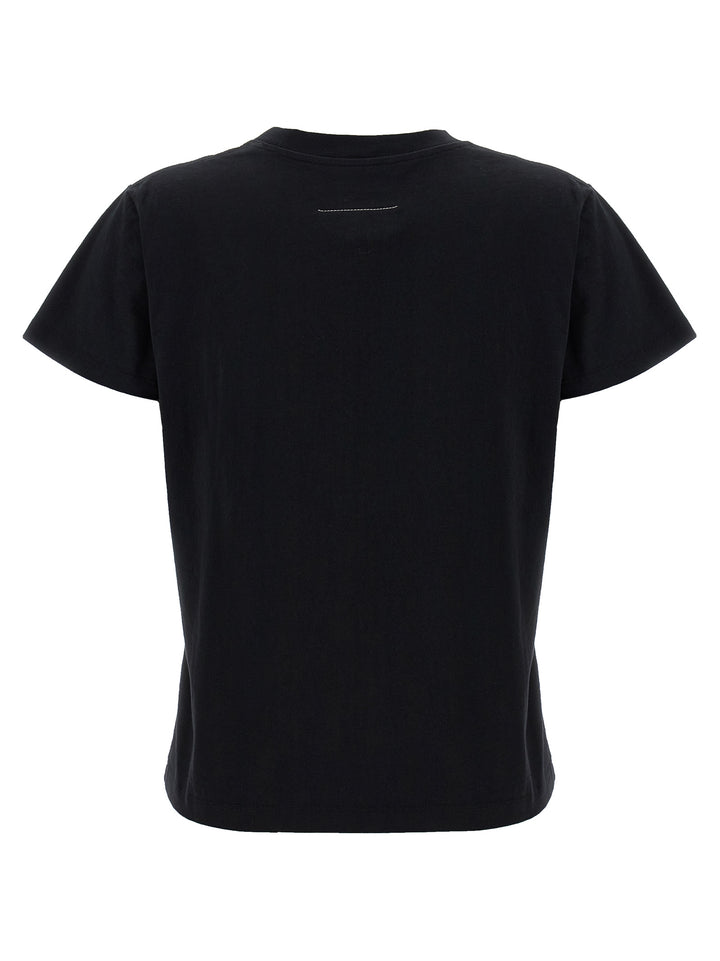 Mm6 Maison Margiela Numeric Signature Mm6 T-shirt - Black | 6c56f0c757bf172f062b043ac818877cf92f4d70