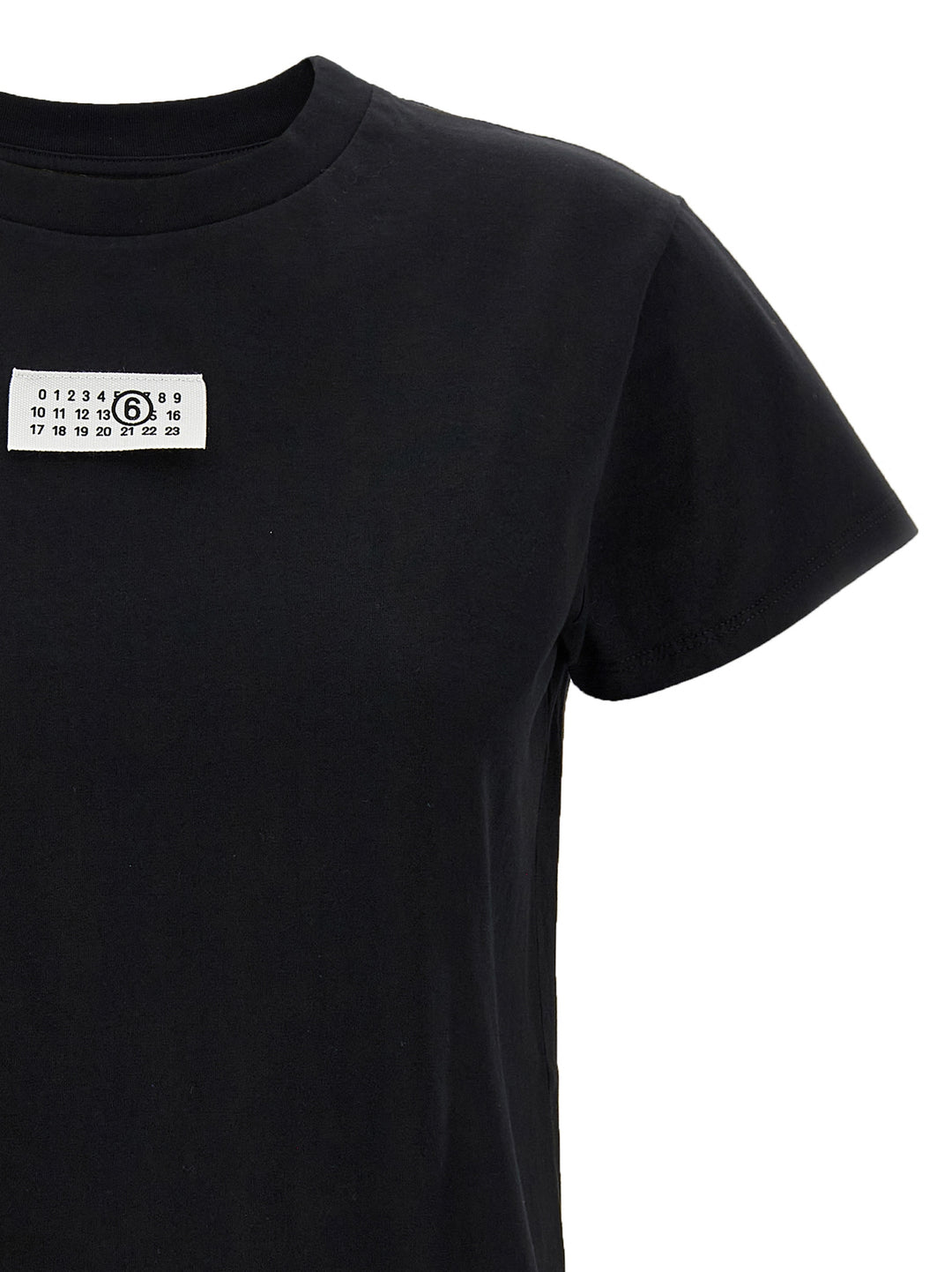 Mm6 Maison Margiela Numeric Signature Mm6 T-shirt - Black | e93b2665286a7987dd201d74483e0331c6ceb23a