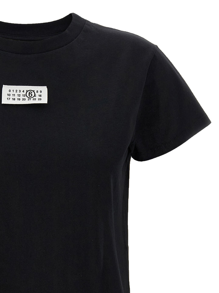 Mm6 Maison Margiela Numeric Signature Mm6 T-shirt - Black | e93b2665286a7987dd201d74483e0331c6ceb23a