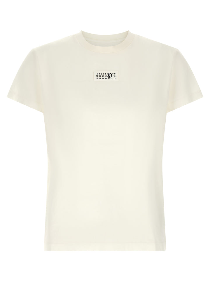 Mm6 Maison Margiela With Logo T-shirt - White | ca2159d32c9bd8cfea9b9fb58ead9204ae780735