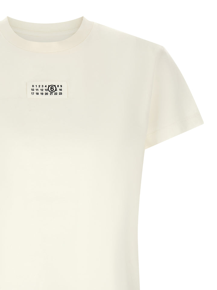 Mm6 Maison Margiela With Logo T-shirt - White | 88dd9ba2dac930f8c999d133871edd35f85bec97