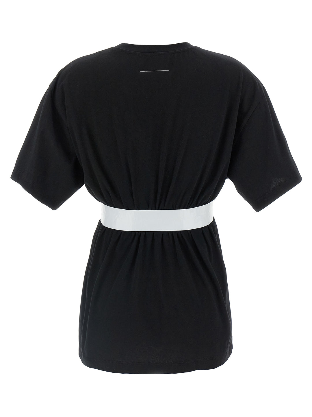 Mm6 Maison Margiela Taped T-shirt - White/Black | e1198a854561fd18c1c11484db1be1d31cc87c16