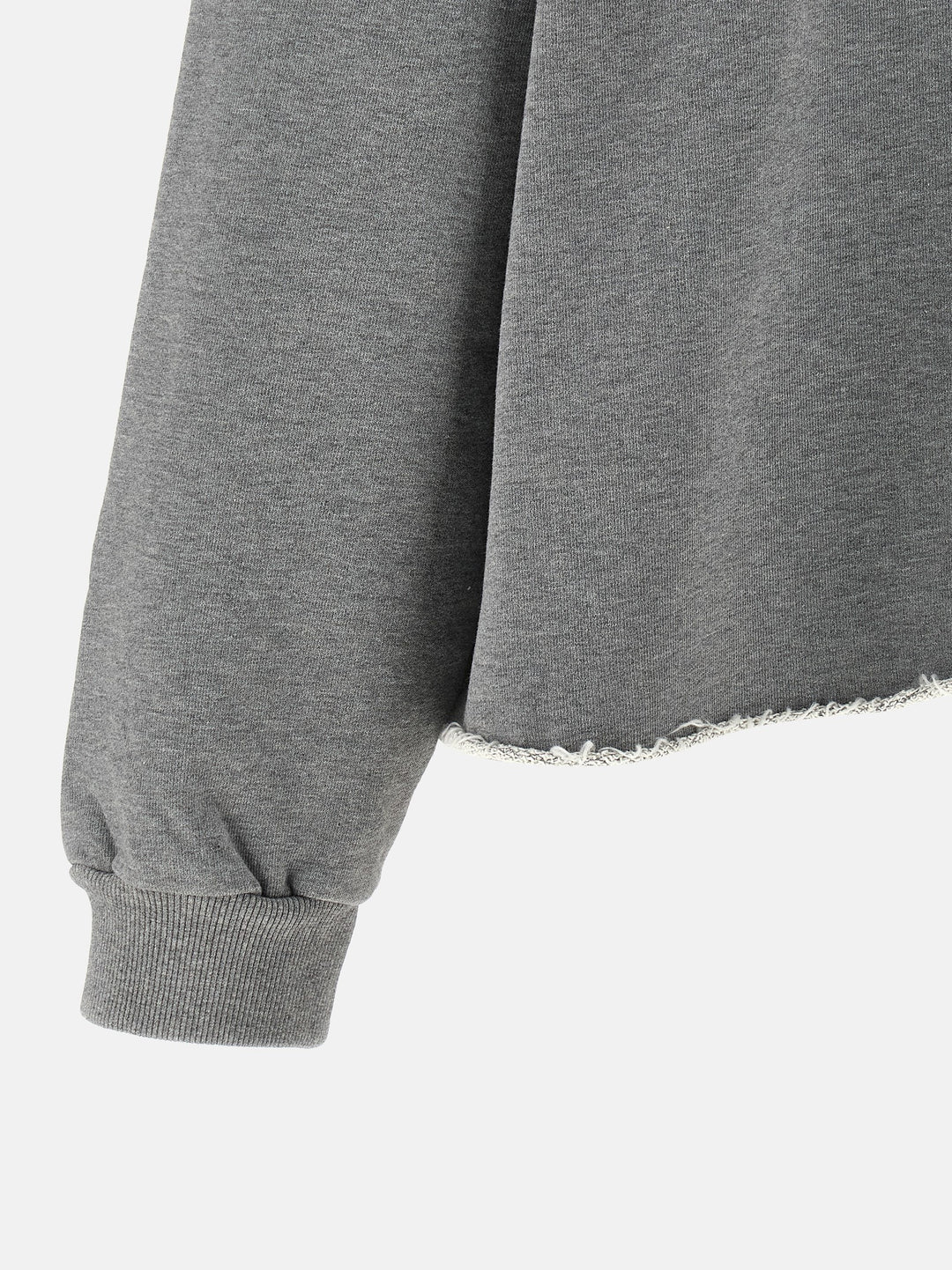 Mm6 Maison Margiela Numeric Signature Mm6 Sweatshirt - Gray | 53944a4be30645bb9ac36fe967e23b74a286df7c
