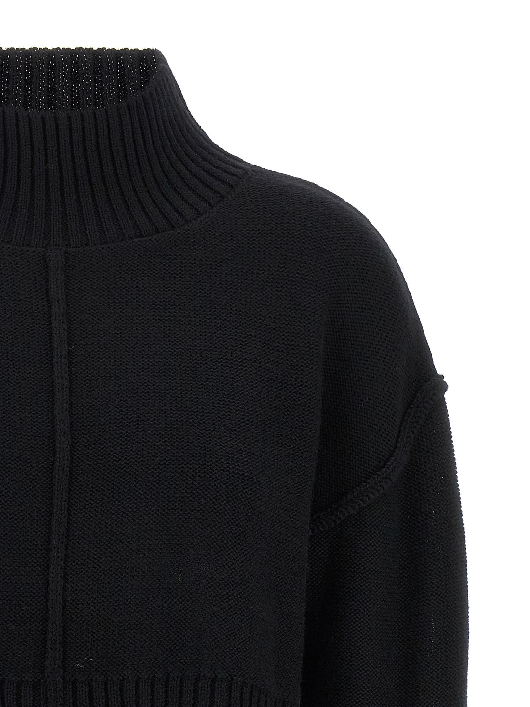 Mm6 Maison Margiela Distressed Sweater Sweaters and Cardigans - Black | ea246c686c1ab3c07eb40d08a3b60fa1786354df