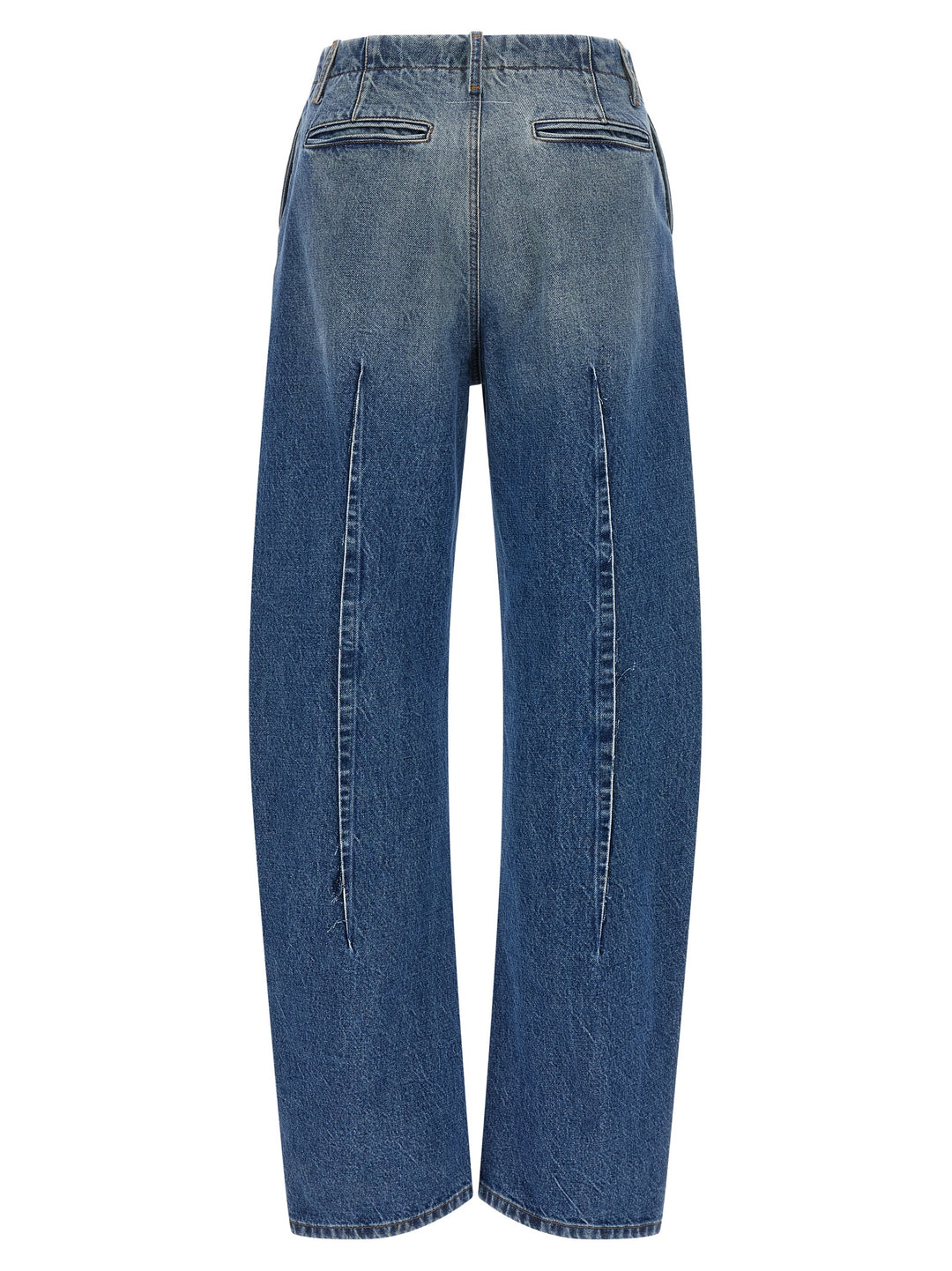 Mm6 Maison Margiela Vertical Pinch Jeans - Blue | 93b7fa680fb4acf0a5d09d2bc5059a544e5a715d