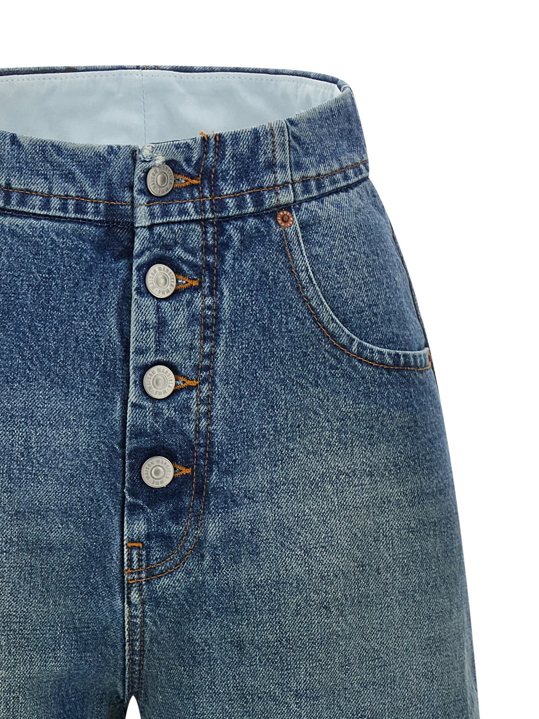 Mm6 Maison Margiela Straight Leg Jeans - Light Blue | 7cf9909004c4fb2b0987e61d9268ec6932a5aa30
