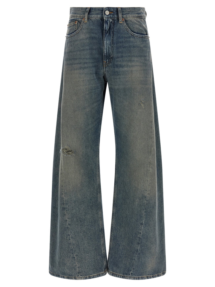 Mm6 Maison Margiela Wide-Leg Jeans - Blue | 0e01613d4877342a93b6fb4cff20e5b9186cb8d2
