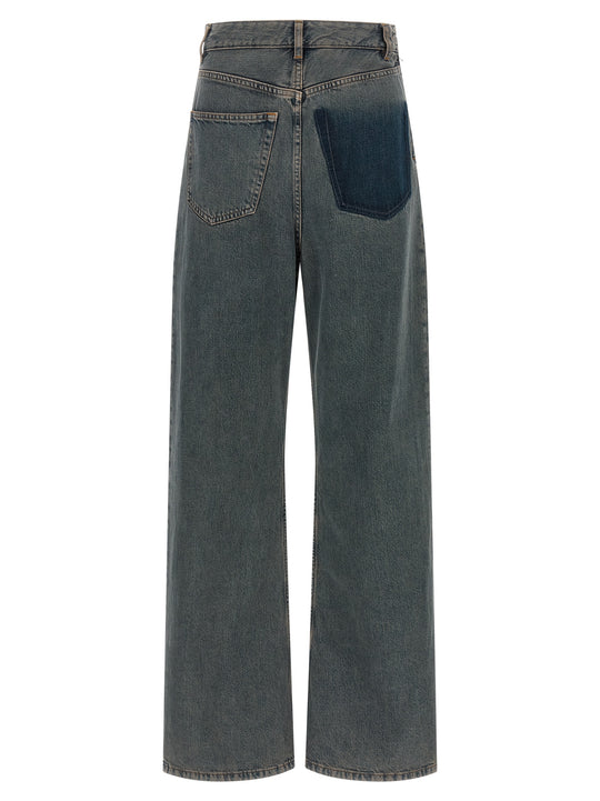Back-To-Back Construction Jeans Gray