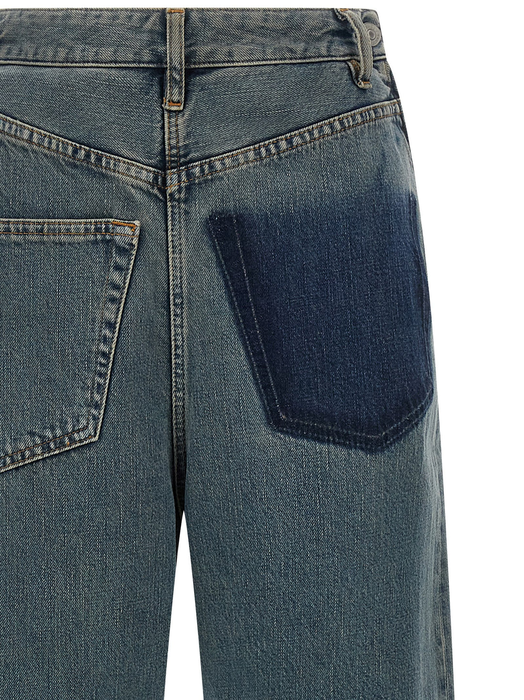 Mm6 Maison Margiela Back-To-Back Jeans - Blue | 6a60f5a01ce4d804bcf2178082749926a5a2fd72