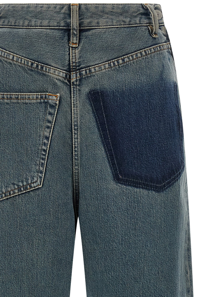 Mm6 Maison Margiela Back-To-Back Jeans - Blue | 6a60f5a01ce4d804bcf2178082749926a5a2fd72