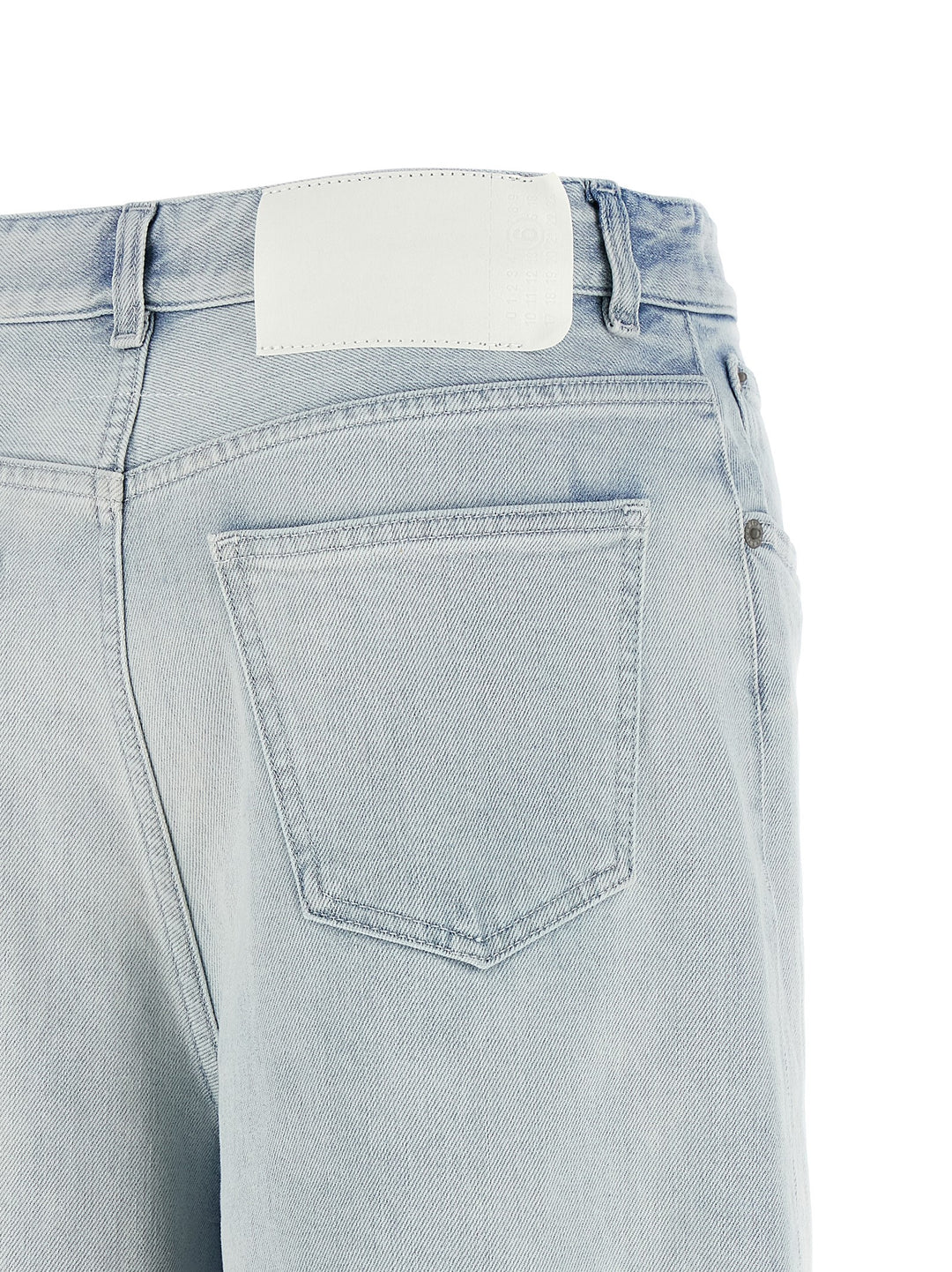 Mm6 Maison Margiela Drawstring Jeans - Light Blue | 69dc96cb983cfd01e5d218258bd87107a39412c2