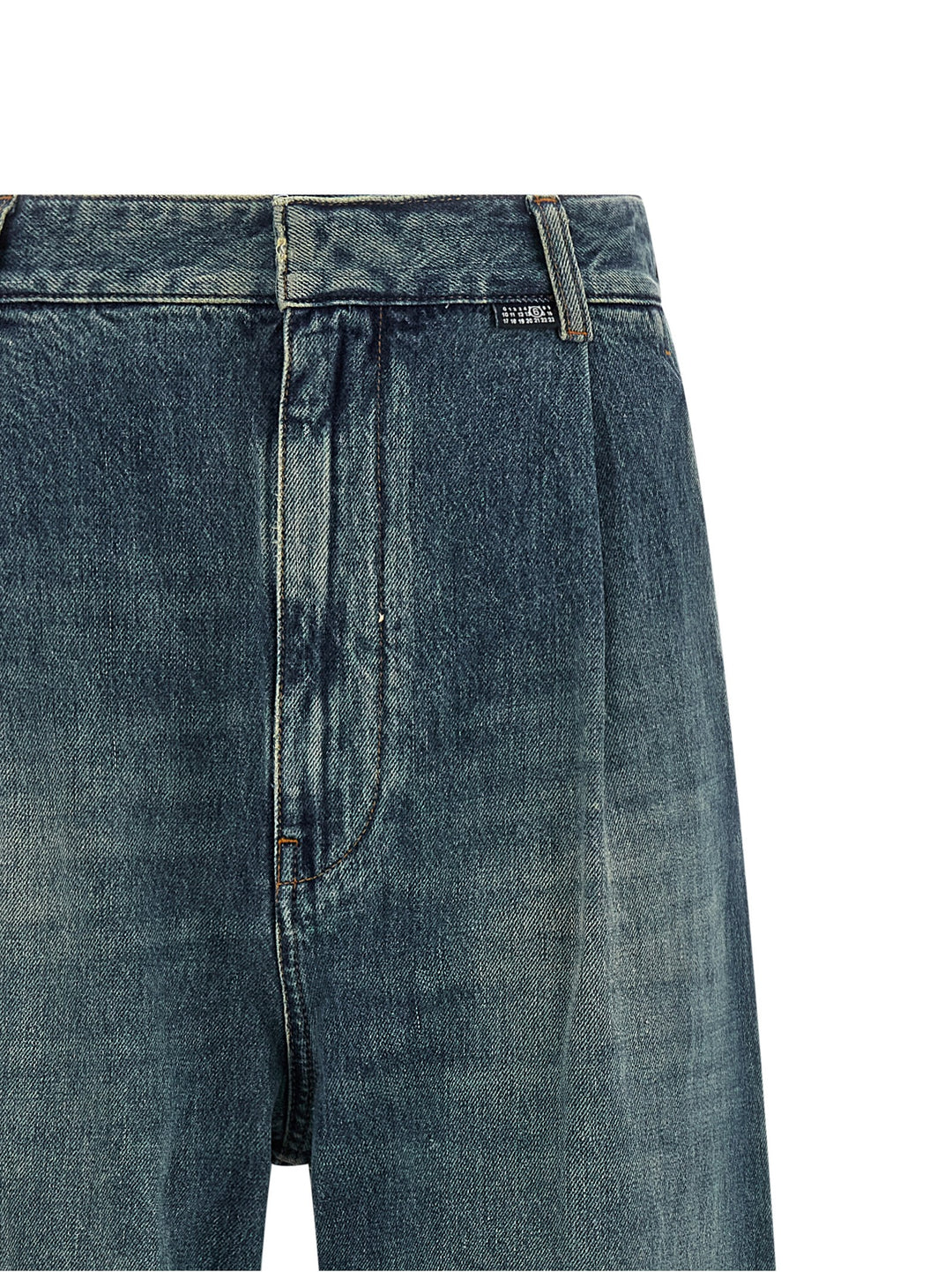 Mm6 Maison Margiela Wide Leg Jeans - Blue | 2bdfad11b934c0944583a788831773791b160439