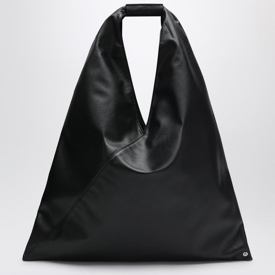 Medium Japanese Bag In Black Eco Leather