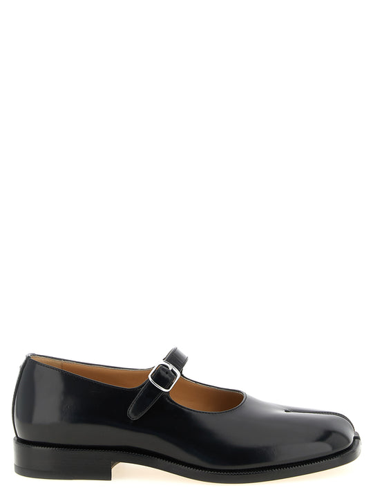 Tabi City Flat Shoes Black
