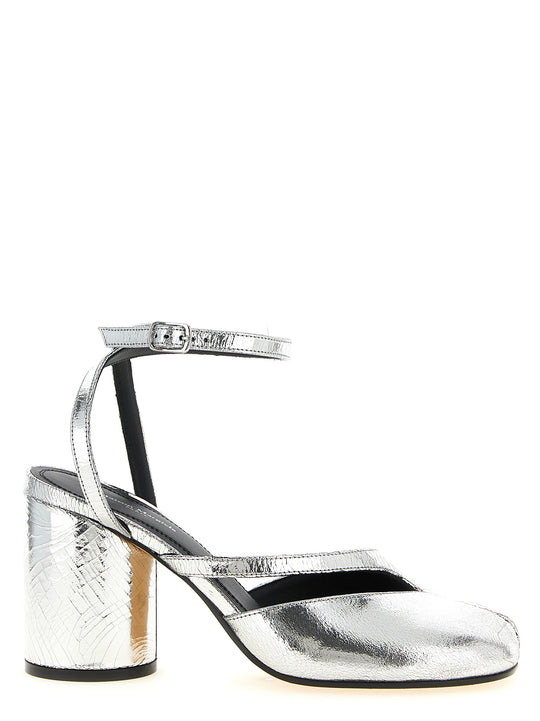 Tabi Pumps Silver