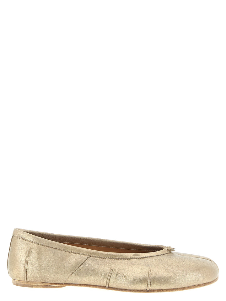Maison Margiela Tabi New Flat shoes - Gold | d7b9b819729f85adde599365c3f418794a4c9158