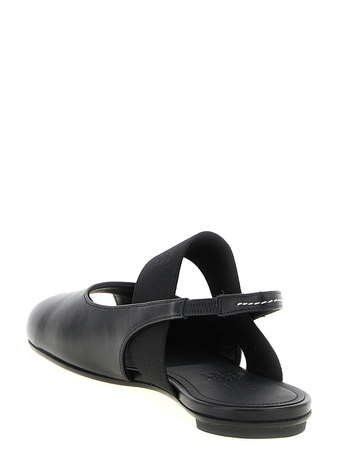 Mm6 Maison Margiela Opentoe Tabi Sandals - Black | 82978731680ee4a3135f468942b29aa08c7c3819