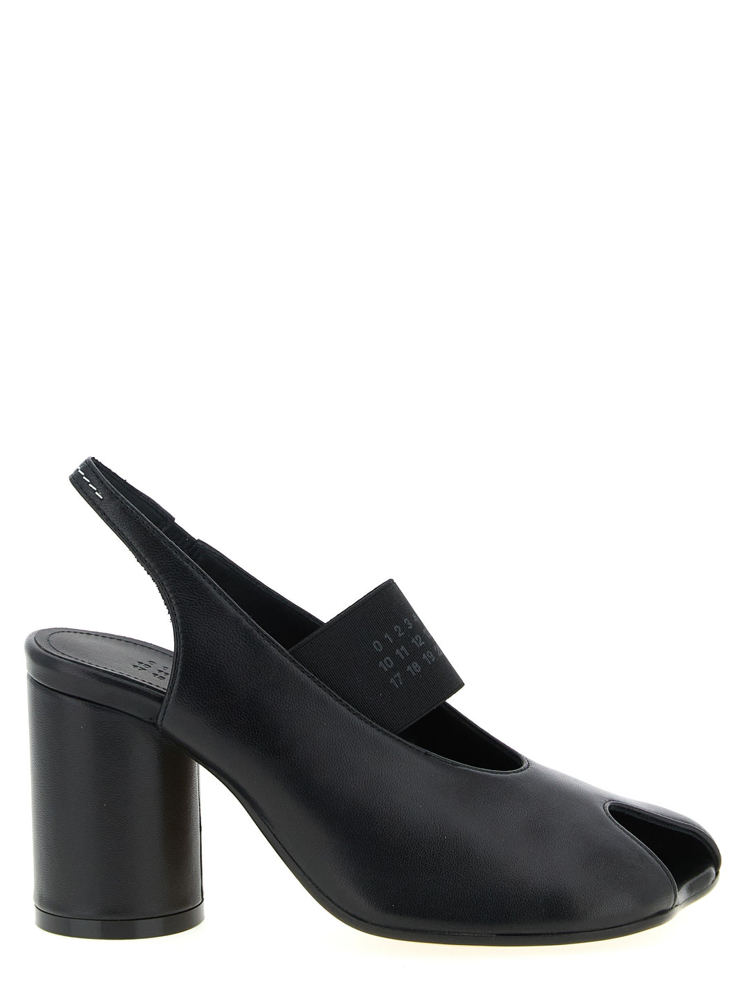 Mm6 Maison Margiela Anatomic Numeric Pumps - Black | 07346b14267acfb8fa594ce3048a45a240c7fcd4