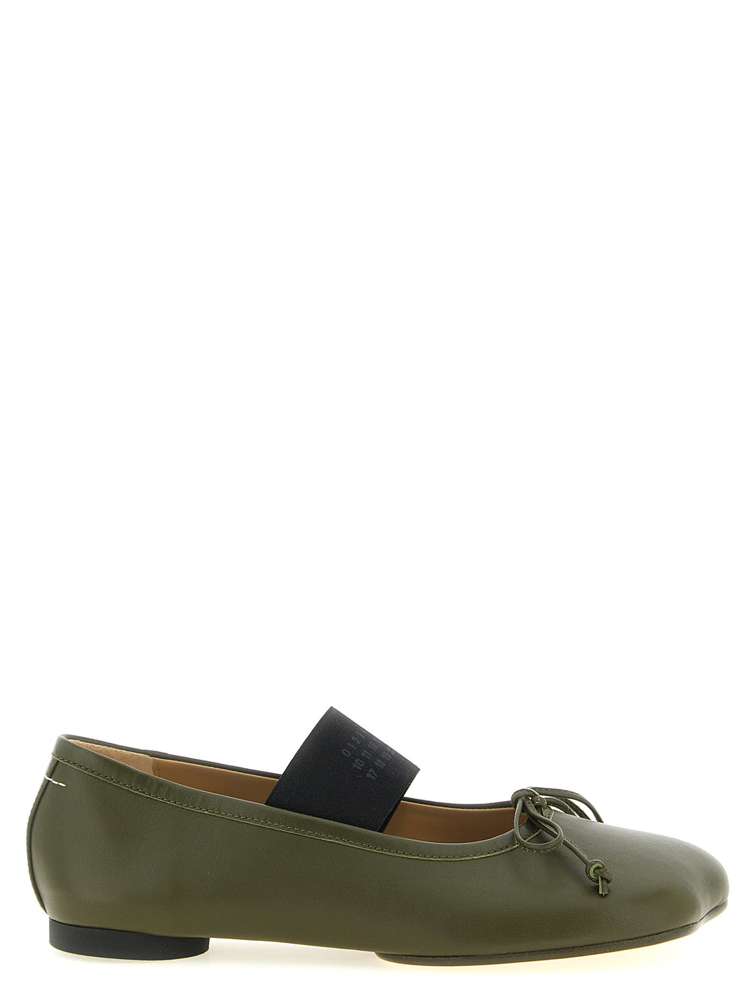 Mm6 Maison Margiela Anatomic Numeric Flat shoes - Green | d827c27b0cecb1c1c34fbf864777932872025629