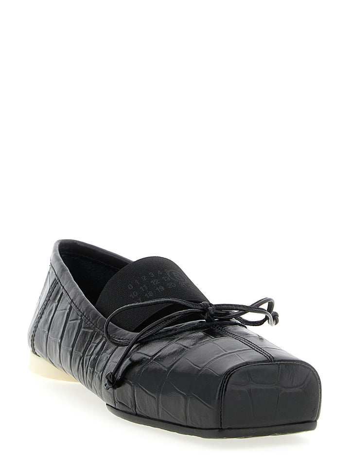 Mm6 Maison Margiela Ballet Flat shoes - Black | f05f6fae4bb58e017d82b8064cc538ac72e2bdf7