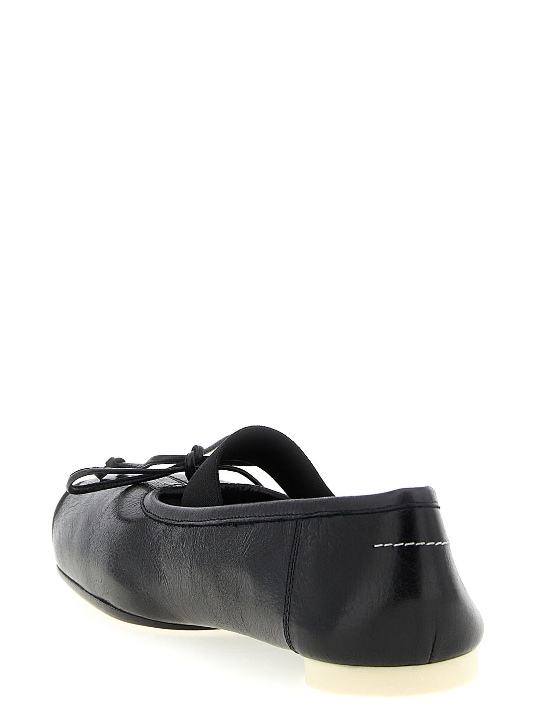 Mm6 Maison Margiela Ballet Ballet Flats - Black | a8141793eeddfb3aa46e695020fcd280030eacbd