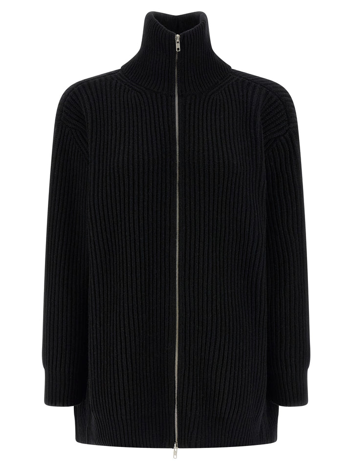 Mm6 Maison Margiela Cardigan Dress Dresses - Black | 02a0da54c00df4f6db76f392d4a33cce13f82c32