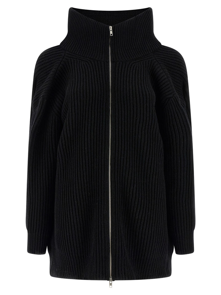 Mm6 Maison Margiela Cardigan Dress Dresses - Black | b3d00c4fb2b4ab9adad888fc101d5fa8c80709cf