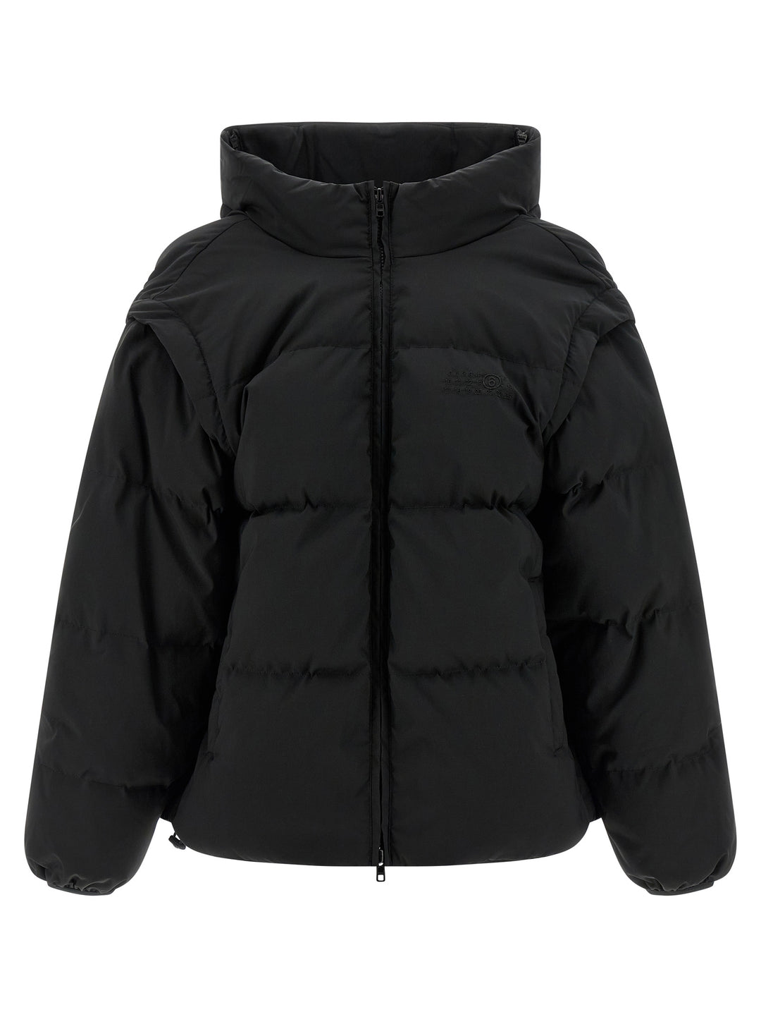 Mm6 Maison Margiela Numeric Signature Mm6 Puffer Jackets - Black | b8253dbeea08b756ab9875cf749534d43e88adb2