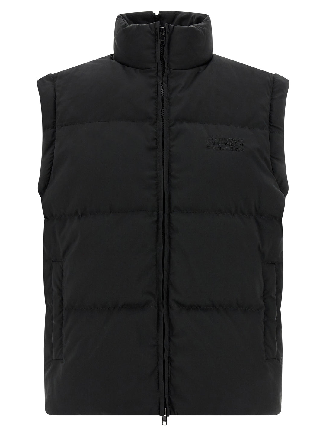 Mm6 Maison Margiela Numeric Signature Mm6 Puffer Jackets - Black | f824cbd02d005793eadbd5868bd6f6f33ae53afc