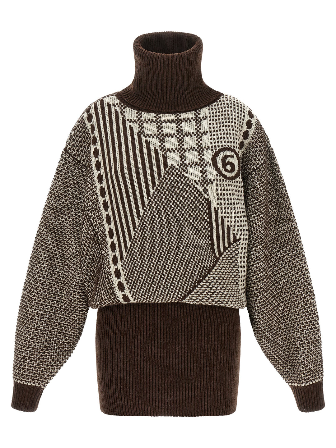 Mm6 Maison Margiela Numeric Signature Mm6 Dresses - Brown | 112cc2ab964e47650b1cdd34bd890ef84c15c3bf
