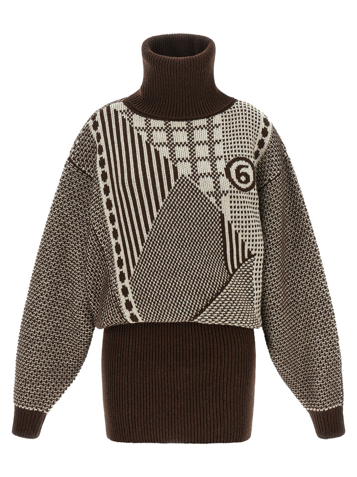 Mm6 Maison Margiela Numeric Signature Mm6 Dresses - Brown | 112cc2ab964e47650b1cdd34bd890ef84c15c3bf