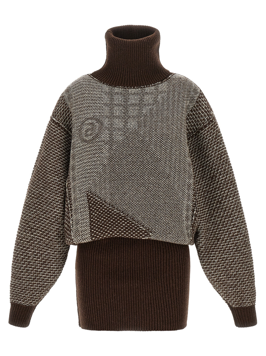 Mm6 Maison Margiela Numeric Signature Mm6 Dresses - Brown | c3920e5422323ad1e1e55d3bed16f15e7c60c5bb