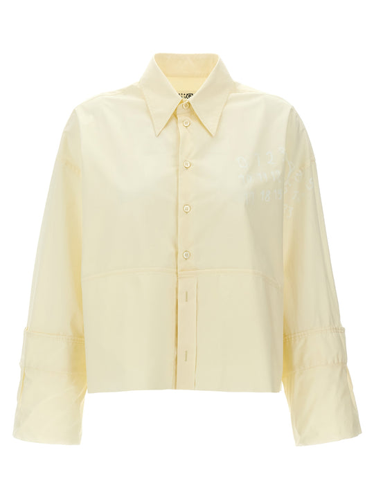 Logo Print Shirt Shirt And Blouse White