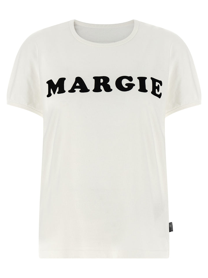 Mm6 Maison Margiela Arc Print T-shirt - White | 1b41f457361ee05eaa171d2b3eaa8b6fd8bd8241