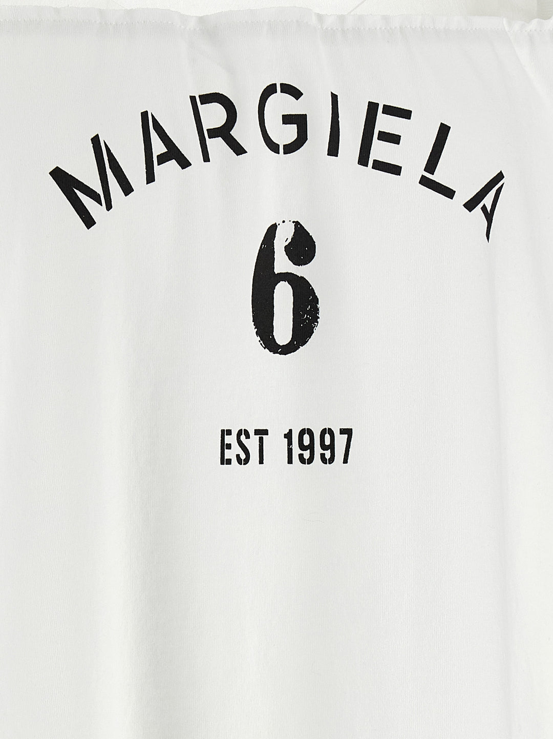 Mm6 Maison Margiela Tulle Insert T-shirt - White | 4f9818fbd4f99cafa53f2d105cdcd540150dbe88