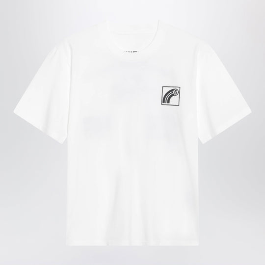 White Cotton Jersey T-Shirt