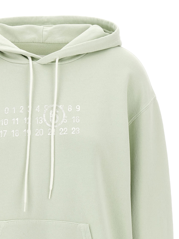 Mm6 Maison Margiela Numeric Signature Mm6 Sweatshirt - Green | 2e2c85ff652c49eee1eeccc2cc94babbcf2e0cd4